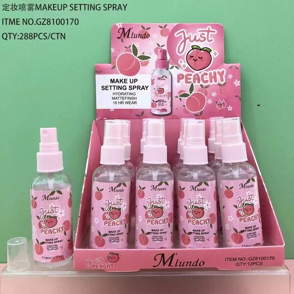 Makeup Setting Spray Manufacturer - Waterproof Face Peach with SPF for Oily Skin & Private Label Set