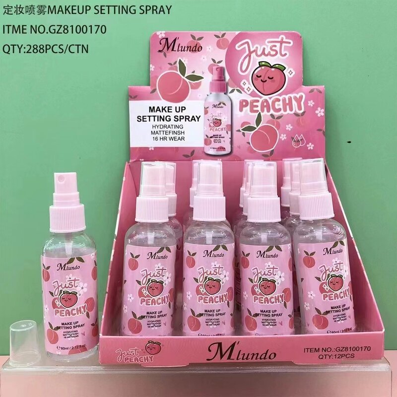 Makeup Setting Spray Manufacturer - Waterproof Face Peach with SPF for Oily Skin & Private Label Set
