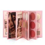 Makeup Palette Set Manufacturer - New portable 5-layer book style foldable lasting bright spot eye shadow