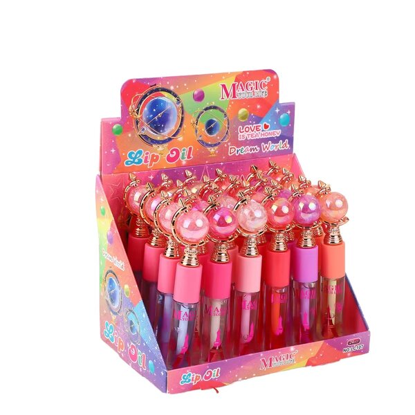 Lip Oil Manufacturer - Moisturizing Color-Changing Non-Stick Fade-Resistant Globe Shaped Liquid Cute and Convenient