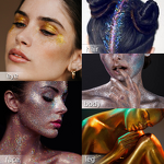 Glitter Spray Manufacturer - 9 Colors Brightening Hair Eyeshadow Face Body Gel Private Label Cosmetic for Festival Party