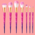 Foundation Brush Set Manufacturer - Professional Color High Gloss Blush 7 Sets