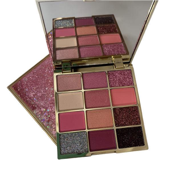 Loose Pigment Eye Shadow Manufacturer - 12 Colors Custom Glitter Makeup Suppliers Private Label with logo