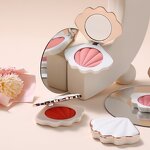 Blusher Manufacturer - High Pigment Blush Makeup New Sea Shell Custom Private Label Powder Vegan Face Blush