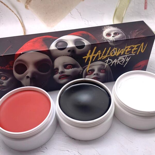 Face Body Paint Manufacturer - Halloween Party Oil Palette Non Toxic Pallet Cosplay Clown Makeup Face Oil Paint