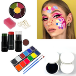 Face Body Paint Manufacturer - Professional Custom Water Activated Liner Neon Split Painting Palette