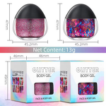 Color Shift Glitter Manufacturer - Wholesale Bulk PET Sequin 13g Jars Chameleon for Nails Cosmetic Party Decoration