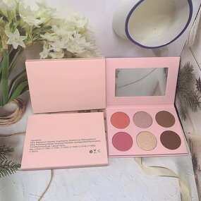 Highlighter Palette Manufacturer - Eyebrow Blush Contour Concealer Palette No Logo Cosmetics Single 6 Color Face Makeup Personalized