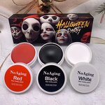 Face Body Paint Manufacturer - Halloween Party Oil Palette Non Toxic Pallet Cosplay Clown Makeup Face Oil Paint