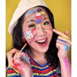 Face Body Paint Manufacturer - Halloween Party Oil Palette Non Toxic Pallet Cosplay Clown Makeup Face Oil Paint