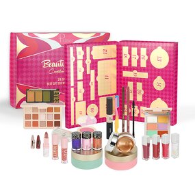 Makeup Set Manufacturer - Christmas 24 Pcs All in One Kit Upscale Makeup Gifts Girls & OEM Custom Logo Private Label