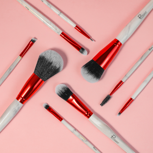 Makeup Brush Set Manufacturer - 9 Piece Foundation Powder Blush Eyeshadow Luxury & Wholesale Customize Logo