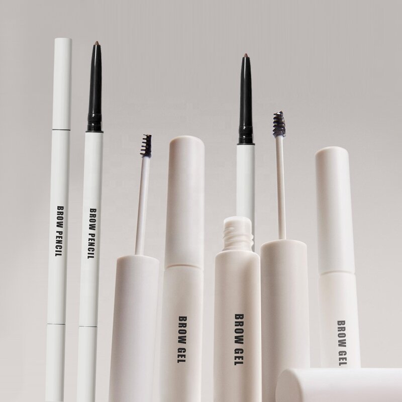 Eyebrow Styling Soap Gel Manufacturer - Custom Logo Eye Brow Sculpting Wax Eyebrow Pencil with Brush Set Clear Vegan Private Label