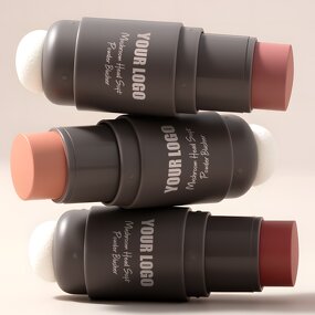 Cream Blush Stick Manufacturer - OEM ODM Easy to Apply High Color Payoff Long Lasting Built in Sponge Head