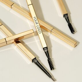 Brow Pencil Manufacturer - Private Label Waterproof Custom Logo Retractable Slim Waterproof Permanent