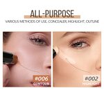 Foundation Stick Manufacturer - Waterproof Matte Cream Color Change Face Make up Hydrating Concealer Full Coverage