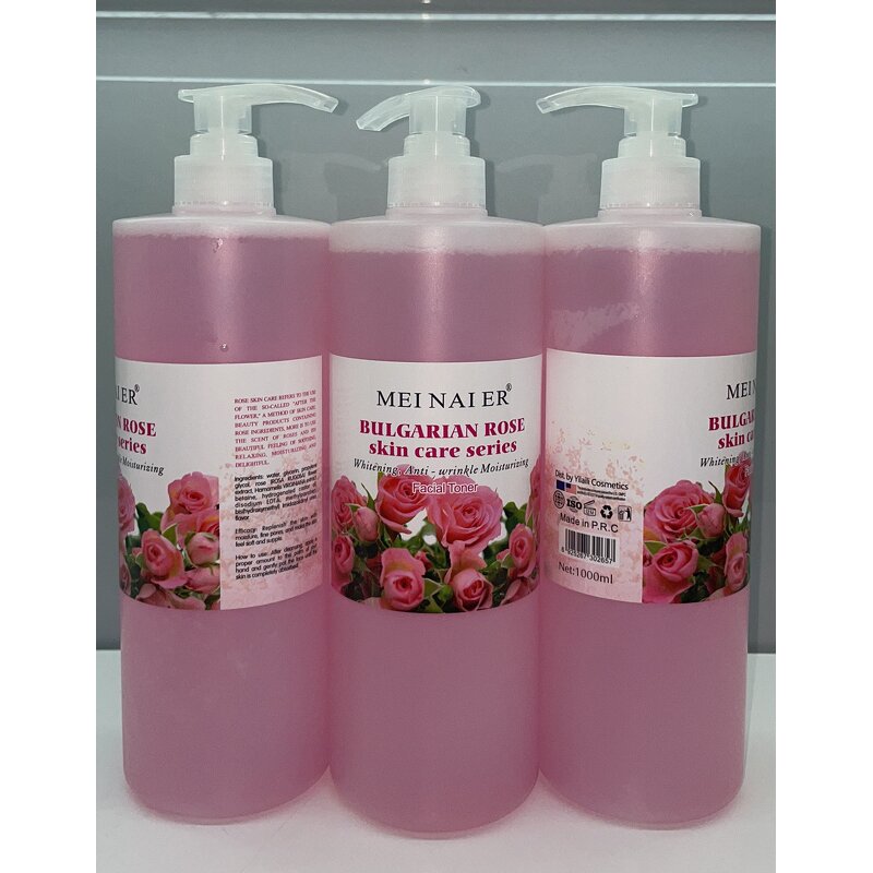 Facial Toner Manufacturer - Organic Bulgaria Rose Water Whitening Moisturizing Anti Aging & Private Label