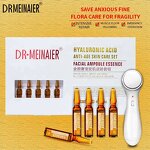 Skin Care Serum Manufacturer - Whitening Hyaluronic Acid Ampoule Set with Facial Machine