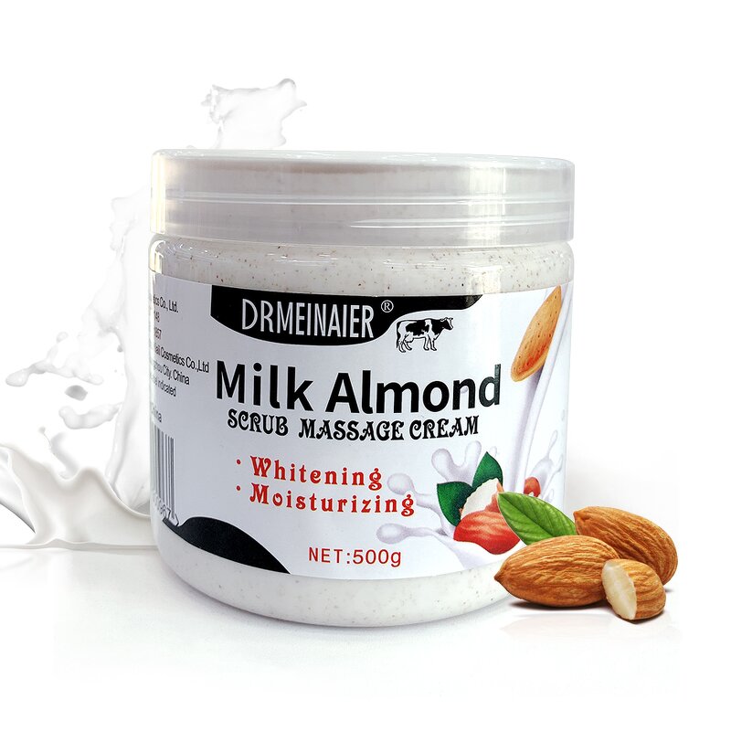 Scrub Cream Manufacturer - Almond Moisturizing Whitening Nourish Skin Care Massage Milk