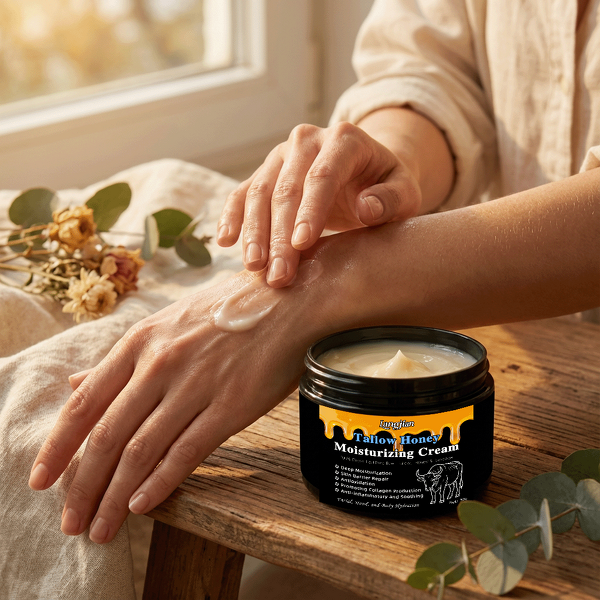 Tallow Honey Balm Cream Manufacturer - Organic Nourishing Hydrates Anti-Aging with Castor Oil & Frankincense