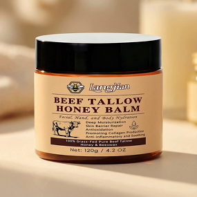 Moisturizer Cream Manufacturer - Private Label 120g Deep Hydration Face Body Natural Organic Whipped Tallow Honey Balm