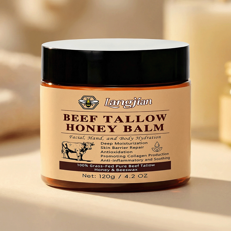 Moisturizer Cream Manufacturer - Private Label 120g Deep Hydration Face Body Natural Organic Whipped Tallow Honey Balm