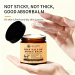 Moisturizer Cream Manufacturer - Private Label 120g Deep Hydration Face Body Natural Organic Whipped Tallow Honey Balm