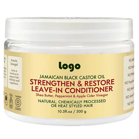 Black Castor Oil Cream Manufacturer - OEM ODM 100% Pure Jamaican Curl Enhancing Smoothie Ultimate Moisturizing Nourishing