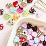 Alloy Accessories Manufacturer - Cute Heart Clown for DIY Phone Chain Bracelet Gift