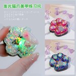 Nail Art Display Holder Manufacturer - Luminous Cat Claw Magnetic for False Nails