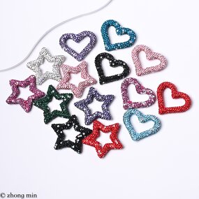 Resin Craft Manufacturer - Diamond Five-Pointed Star Heart Four-Leaf Clover Bead DIY