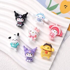 Resin Charms Manufacturer - Kawaii Cartoon Campus Dress Kt Cat Bunny Puppy DIY