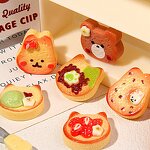 Resin Charms Manufacturer - 2026 New Cartoon Biscuit Simulation Cute Food DIY