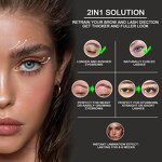 Eyelash Eyebrow Lift Kit Manufacturer - New Arrival Professional Brow Lamination Perm 2 in 1