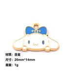 Metal Charm Manufacturer - Cute Cartoon With Hole Pendant Gold Plated DIY Jewelry