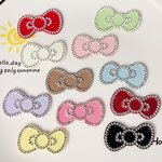 Rhinestone Bow Manufacturer - Flat Back Candy Color for Junk Phone Case Shoe Buckle