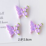 Resin Charms Manufacturer - Colorful Flower Butterfly for DIY French Jewelry Crafts