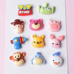 Resin Accessories Manufacturer - Strawberry Bear Cartoon Flat Back for DIY Crafts