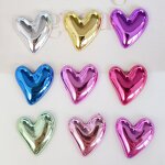 Jewelry Accessories Manufacturer - Color Advanced Electroplating Love Crooked Heart DIY
