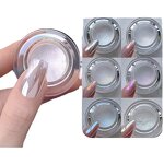 Glitter Powder Manufacturer - Aurora Moonlight Bright Silver Magic Mirror Pearl Powder