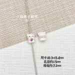 Alloy Accessories Manufacturer - Cute Kitty KT Cat Baking Paint for DIY Phone Chain