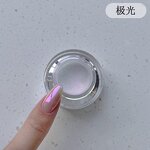 Glitter Powder Manufacturer - Aurora Moonlight Bright Silver Magic Mirror Pearl Powder