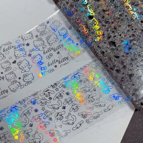 Nail Art Transfer Foil Manufacturer - 1 Box Summer French Sweet Cool Kawaii Cartoon