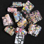 Nail Art Transfer Foils Manufacturer - 1Roll 4*50cm Kawaii Cartoon Duck Mouse Sticker
