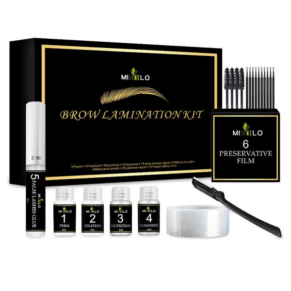 Eyelash Eyebrow Lift Kit Manufacturer - New Arrival Professional Brow Lamination Perm 2 in 1