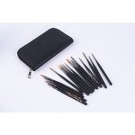 Nail Brushes Set Manufacturer - 16pcs Japanese Crystal Pen Drawing Pen Liner Brush