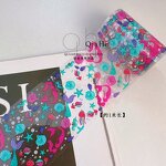 Nail Stickers Manufacturer - 1 Box Fashion Doll Pink 3D Laser Gradient Transfer Foil