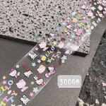 Nail Art Transfer Foil Manufacturer - 1 Box Summer French Sweet Cool Kawaii Cartoon