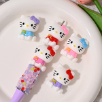 Rubber Pen Beads Manufacturer - Kawai Kitty Cartoon for DIY Phone Chain Accessories