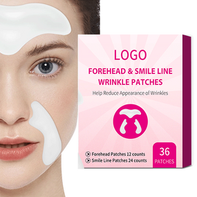 Forehead Smile Line Patches Manufacturer - Factory Customized Vitamin E Collagen Hydrated Hyaluronic Acid Retinol